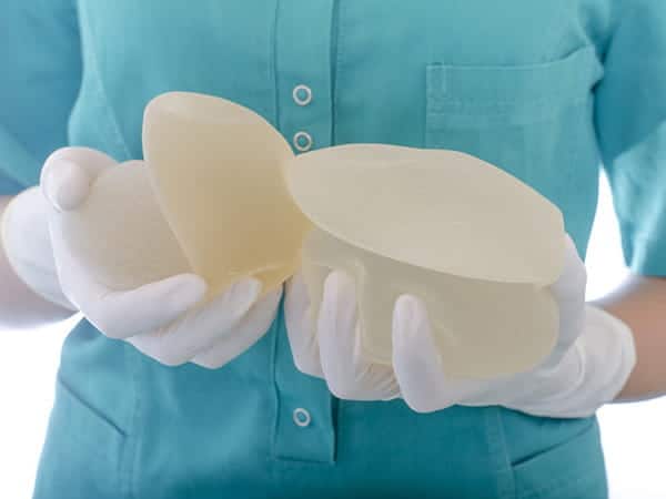 Modelos de prótese de silicone cirurgia plástica